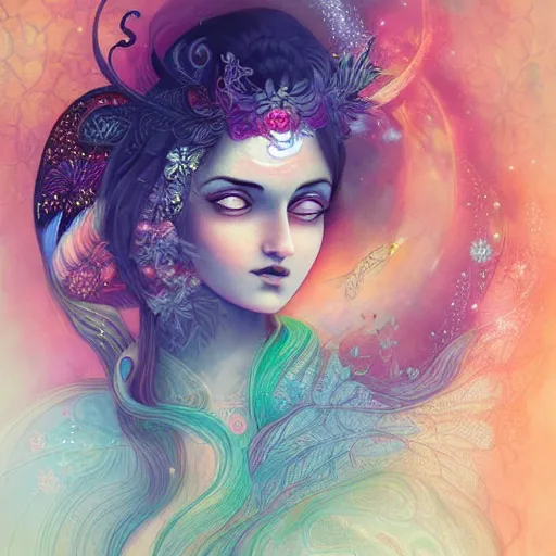 Prompt: sundari devi by anna dittmann