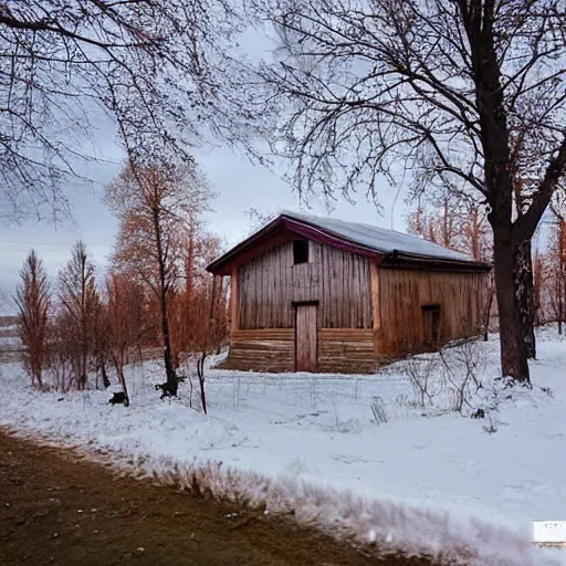 Prompt: Iglino village, Bashkortostan, Russia