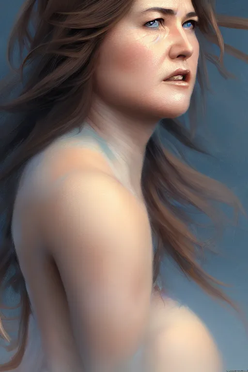 Prompt: ultra detailed close up facial portrait of 2 0 year old lucy lawless, extremely detailed digital painting, in the style of fenghua zhong and ruan jia and jeremy lipking and peter mohrbacher, mystical colors, rim light, beautiful lighting, 8 k, stunning scene, raytracing, octane, trending on artstation