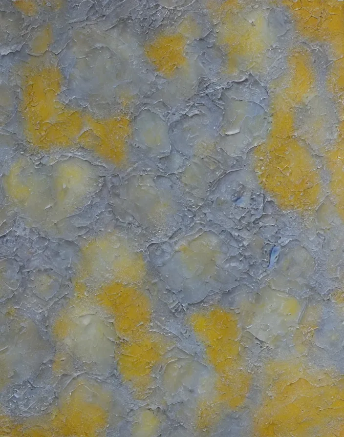 Prompt: texture of 3d high relief coral fluorite wall painted in the style of the old masters, colours grey,cream, Naples yellow, painterly, thick heavy impasto, expressive impressionist style, painted with a palette knife