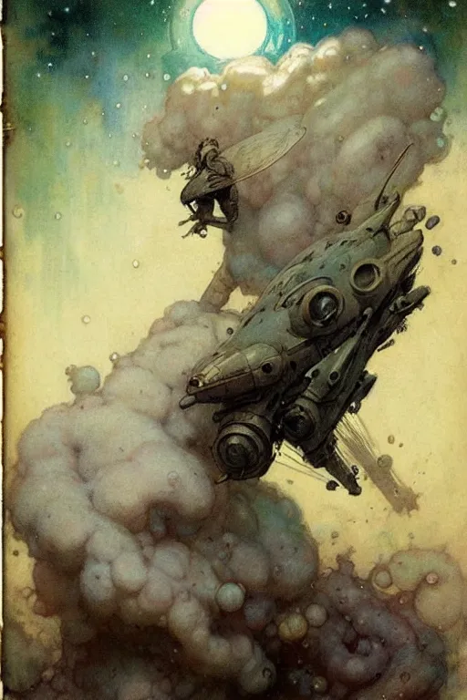 Image similar to (((((1950s science fiction cover art . muted colors.))))) by Jean-Baptiste Monge !!!!!!!!!!!!!!!!!!!!!!!!!!!