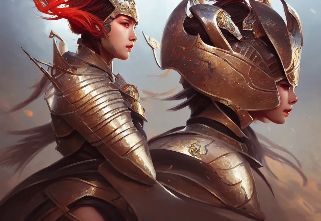 Image similar to portrait hero action pose of futuristic female knights of zodiac, chinese dragon concept art, d & d, highly detailed, digital painting, artstation, sharp focus, illustration, art by tan zi and ayanamikodon and alphonse mucha and wlop