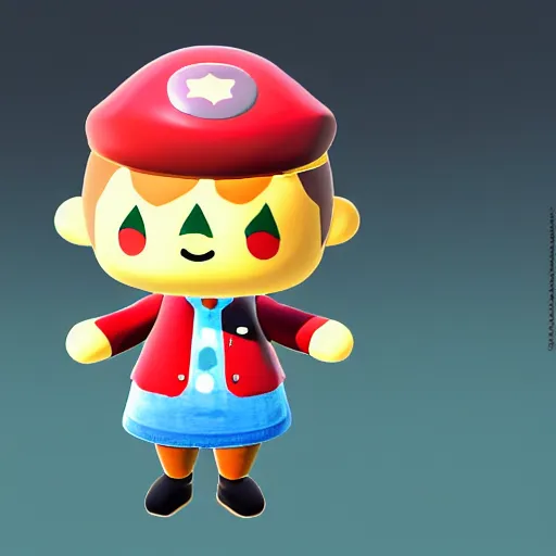 Prompt: Animal Crossing character by Jason de Graaf