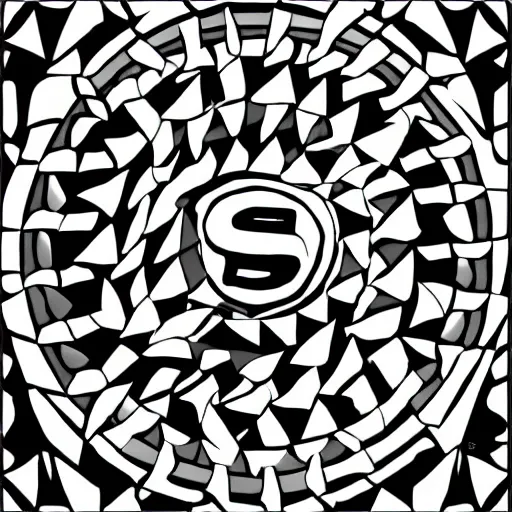 Image similar to cool letter s school doodle geometric