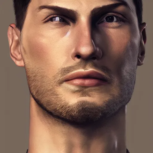 Image similar to A handsome man illustrated by Yury Kantsevich and Tuna Ferit Hidayetoglu, portrait imagery, trending on artstation, artstationHD, artstationHQ, artstation digital artwork, photorealistic imagery, photorealistic facial features, intricate, 4k, 8k