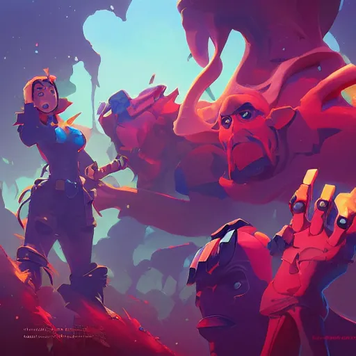 Image similar to hero world toxic crusaders, behance hd by jesper ejsing, by rhads, makoto shinkai and lois van baarle, ilya kuvshinov, rossdraws global illumination