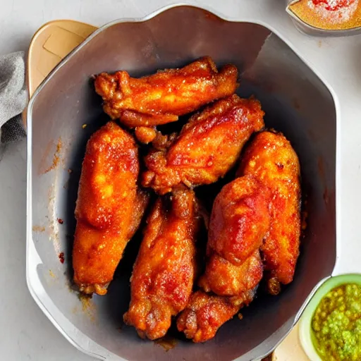 Prompt: hot wings recipe