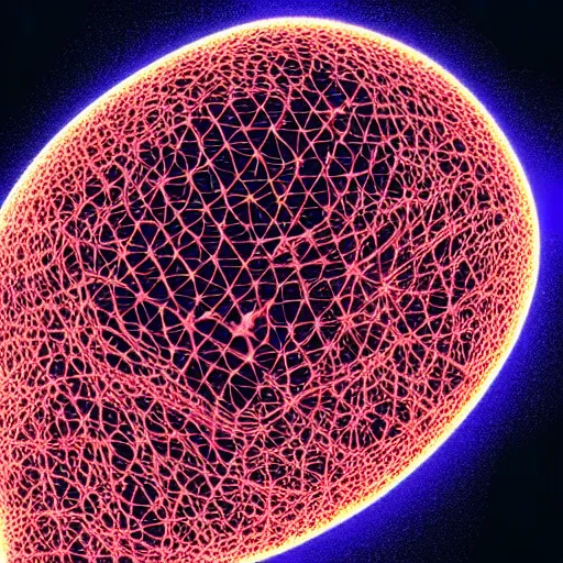 Image similar to a close up shot of a tumor being obliterated by a laser beam