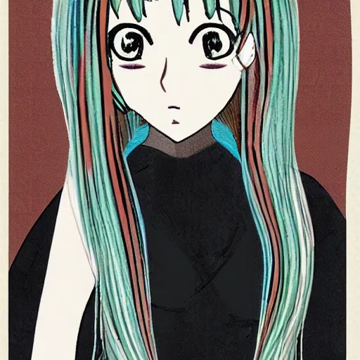 Prompt: anime girl in style of Pablo Picasso