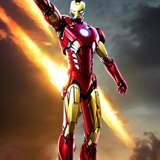 Image similar to Iron man as a female character, 4k detailed, very very well detailed image