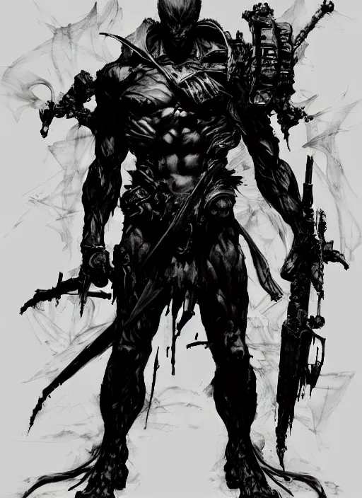 Prompt: Shadow, god of rot. In style of Yoji Shinkawa and Hyung-tae Kim, trending on ArtStation, dark fantasy, great composition, concept art, highly detailed, dynamic pose.