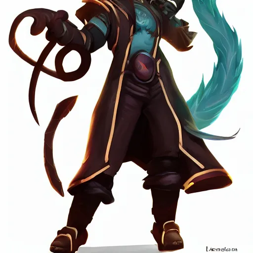 Image similar to character in the style of riot games arcane