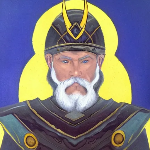 Prompt: Beautiful Portrait of Odin