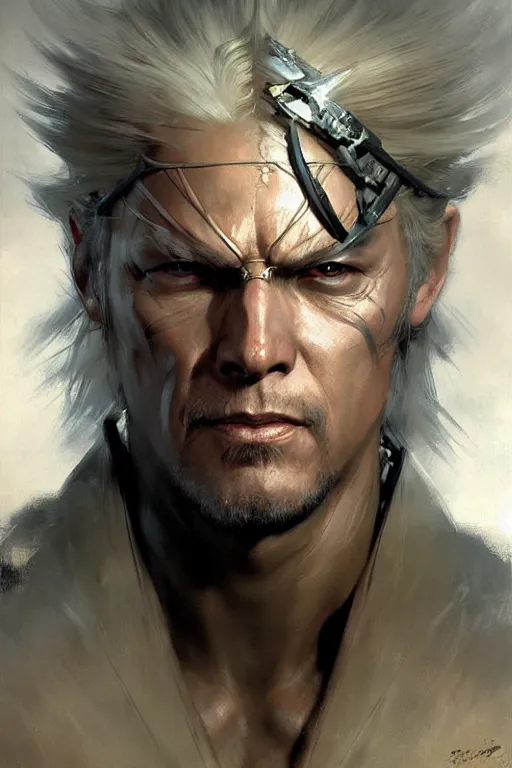 Raiden - Metal Gear Solid 4, an art canvas by Kaoward - INPRNT
