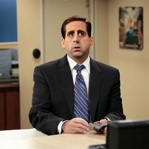 Prompt: Michael Scott, still from The Office (US)