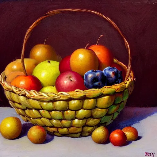 Image similar to fruit basket, fruit, ed binkley