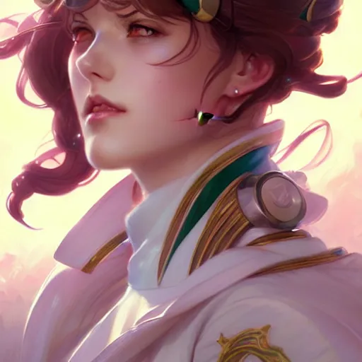 Image similar to Sailor Jupiter, fantasy, intricate, elegant, highly detailed, digital painting, artstation, concept art, matte, sharp focus, illustration, art by Artgerm and Greg Rutkowski and Alphonse Mucha