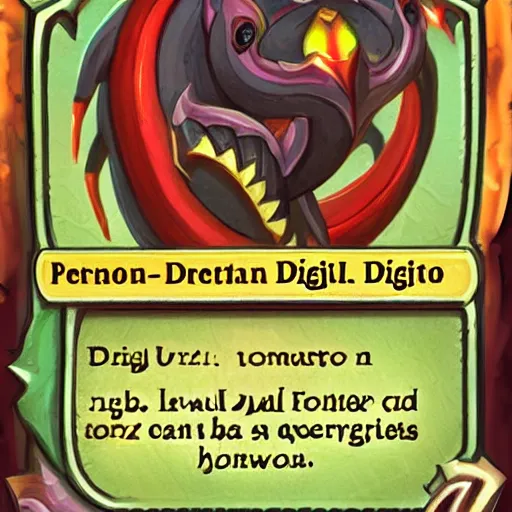 Image similar to cute naga digital drawing, hearthstone card art