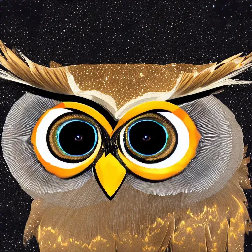 Prompt: chibi owl logo 8 k abstract