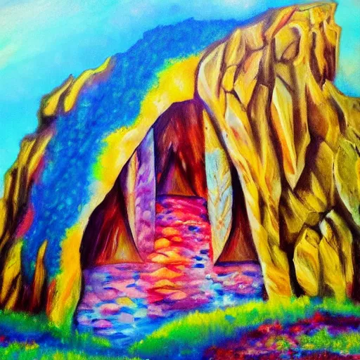 Image similar to Crystal Cave 🎨🖌️