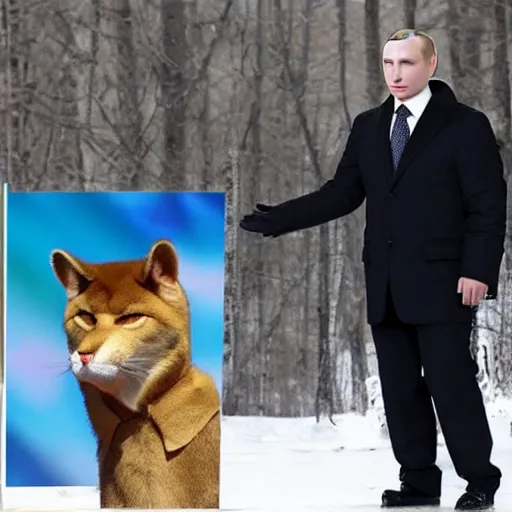 Image similar to Putin as a furry