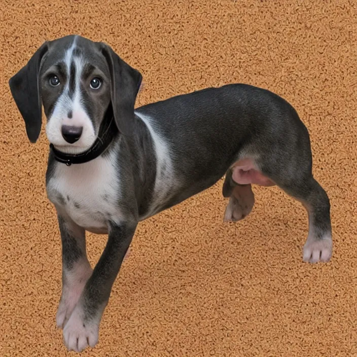 Prompt: cute plott hound puppies calico critter, detailed product photo