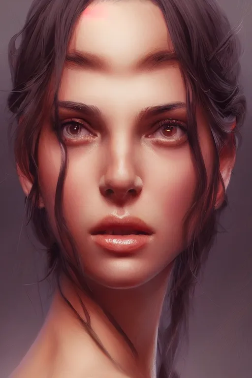 Image similar to Portrait of a Beautiful spanish model, elegant, digital painting, highly detailed, artstation, concept art, smooth, sharp focus, illustration, art by artgerm and greg rutkowski.