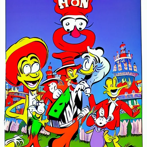 Image similar to toon town by dr. seuss