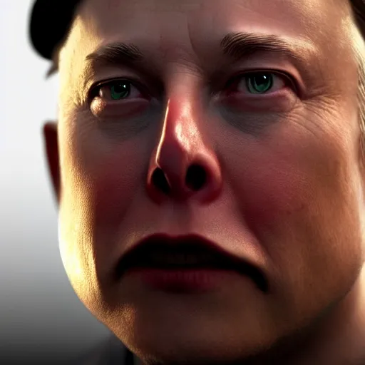 Prompt: Elon Musk with tusks coming out of his cheeks, 8k ultra realistic, award winning, unreal engine 5, masterpiece