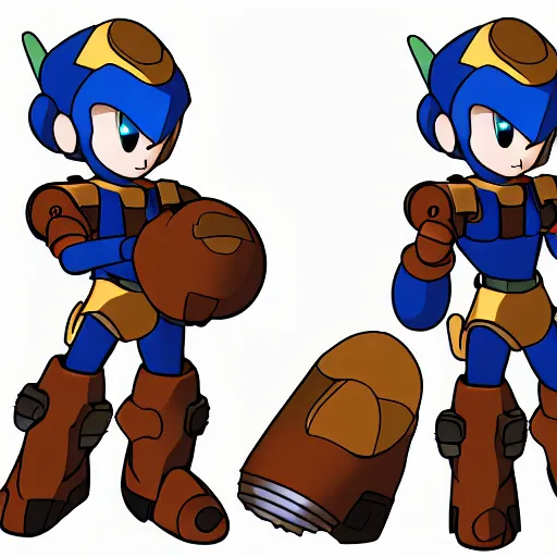 Image similar to megaman steampunk spritesheet