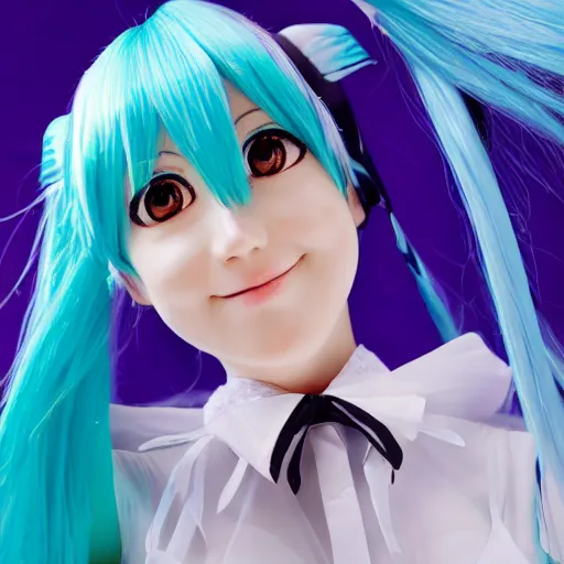 Prompt: Hatsune Miku by Sundblom Haddon