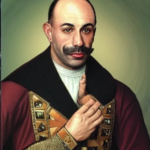 Prompt: habsburg lip joe rogan