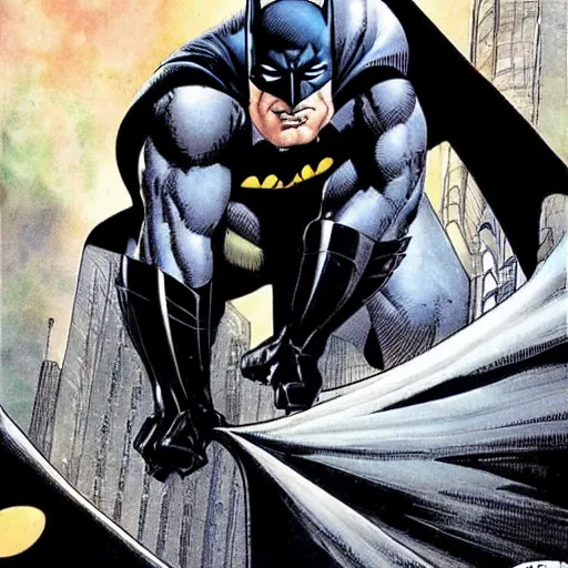 Image similar to batman portrait by jim lee