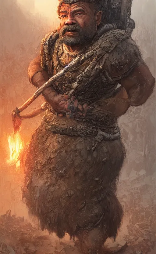 Prompt: last dwarf suvivor is decapitated by eleven of forest, front game card, drark, marvel comics, dark, intricate, highly detailed, smooth, artstation, digital illustration by ruan jia and mandy jurgens and artgerm and wayne barlowe and greg rutkowski and zdislav beksinski