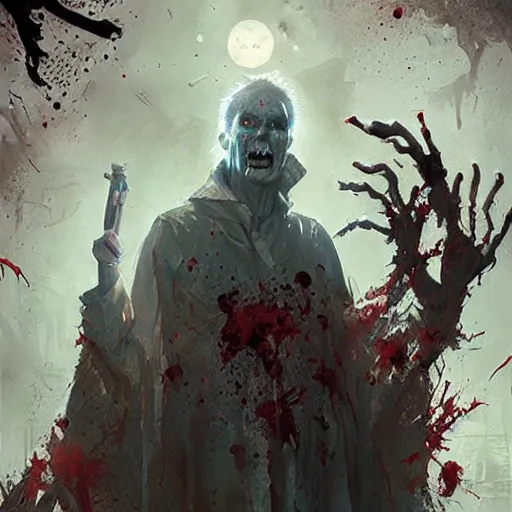 Image similar to zombie steven king geog darrow greg rutkowski