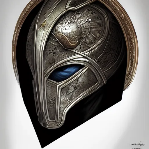 Prompt: perfectly - centered - portrait of a templar knight helmet design inspired by joker, intricate, highly detailed, digital painting, artstation, concept art, smooth, sharp focus, illustration, unreal engine 5, 8 k, art by artgerm and greg rutkowski and alphonse mucha