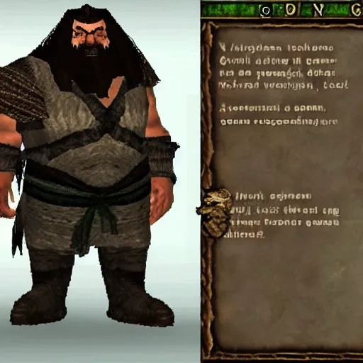 Image similar to ps 1 hagrid aggressive skyrim npc