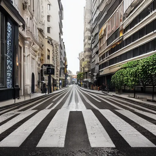 Image similar to a perfect street designed by norman foster. cinematic, 8 k, inspirational.