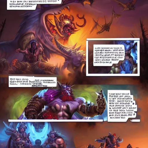 Image similar to world of warcraft the comic book