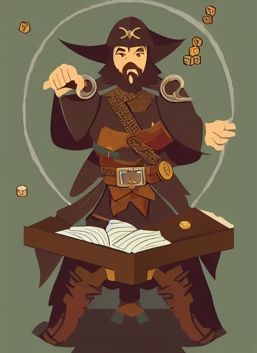 Image similar to powerful wizard playing dungeons and dragons, white background, by simon kennedy, studio muti