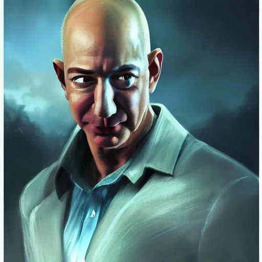 Prompt: hyperrealistic concept art of a Jeff Bezos in clown paint, stunning massive ornately 3d render inspired art by Renato muccillo and Andreas Rocha and Johanna Rupprecht, natural volumetric lighting, 8k octane beautifully detailed render, post-processing, highly detailed, intricate complexity, epic composition, magical atmosphere, cinematic lighting, masterpiece, trending on artstation