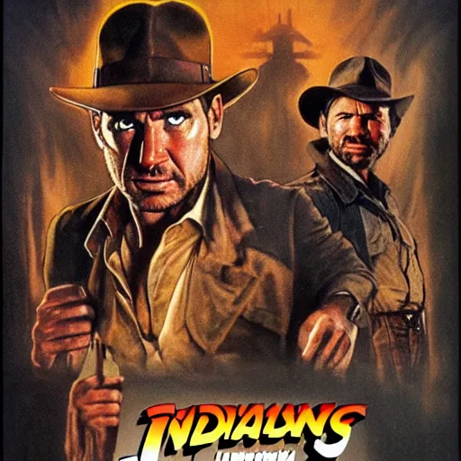 Image similar to indiana jones movie poster