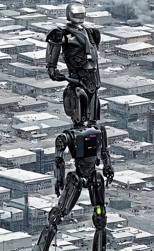 Prompt: robocop fema camp