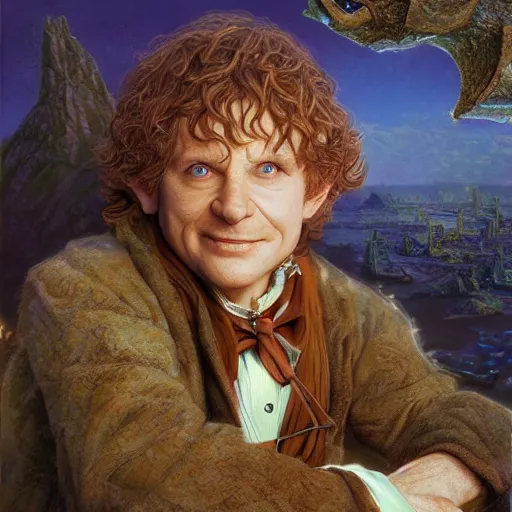 Image similar to Bilbo Baggins by Mark Brooks, Donato Giancola, Victor Nizovtsev, Scarlett Hooft, Graafland, Chris Moore