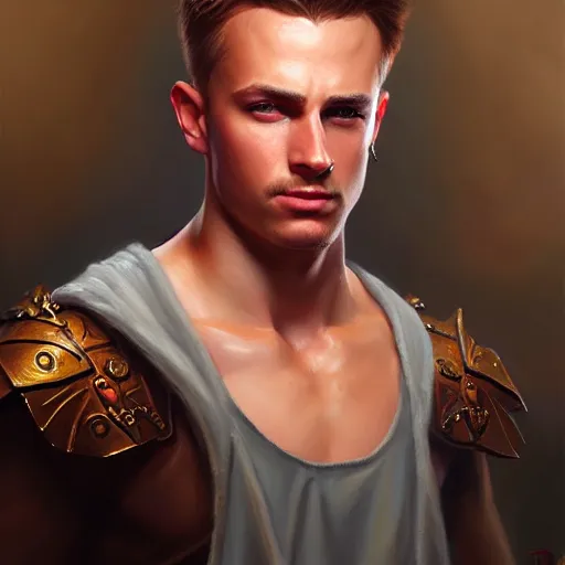 Image similar to a _ fantasy _ style _ portrait _ painting _ of _ chris _ thorndyke _ oil _ painting _ unreal _ 5 _ daz. _ rpg _ portrait _ extremely _ detailed _ artgerm _ greg _ rutkowski _ greg