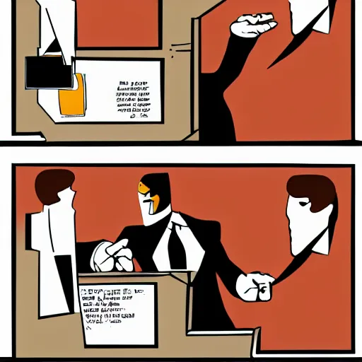 Image similar to brown suitcase containing domino mask being opened by a ginger caucasian male in a brown suit, jorge fornes artstyle, colorful, somber