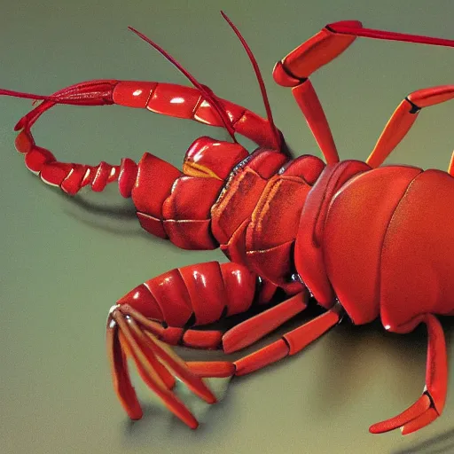 Image similar to monkey lobster. hyperdetailed photorealism