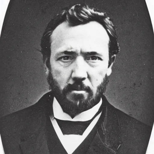 Image similar to a photograph of tim allen taken in 1 8 6 5