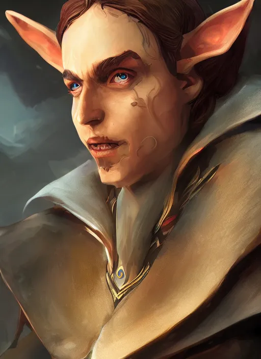 Prompt: A comic book style portrait painting of an elf Sorcerer, unreal 5, DAZ, octane render, baldurs gate, dungeons and dragons, dynamic lighting, trending on artstation, deviantart
