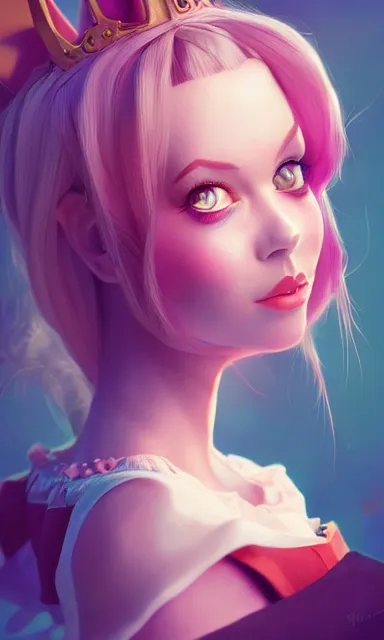 Image similar to alice from alice in wonder land, female, portrait, sharp focus, digital art, artstation, cgsociety, wlop, concept art, post processed, dynamic lighting, by emylie boivin, rossdraws and jazza